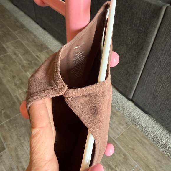 Free People Intimately Brown Square Neck Crop Tank Top XS/S Seamless Fitted - Picture 2 of 6